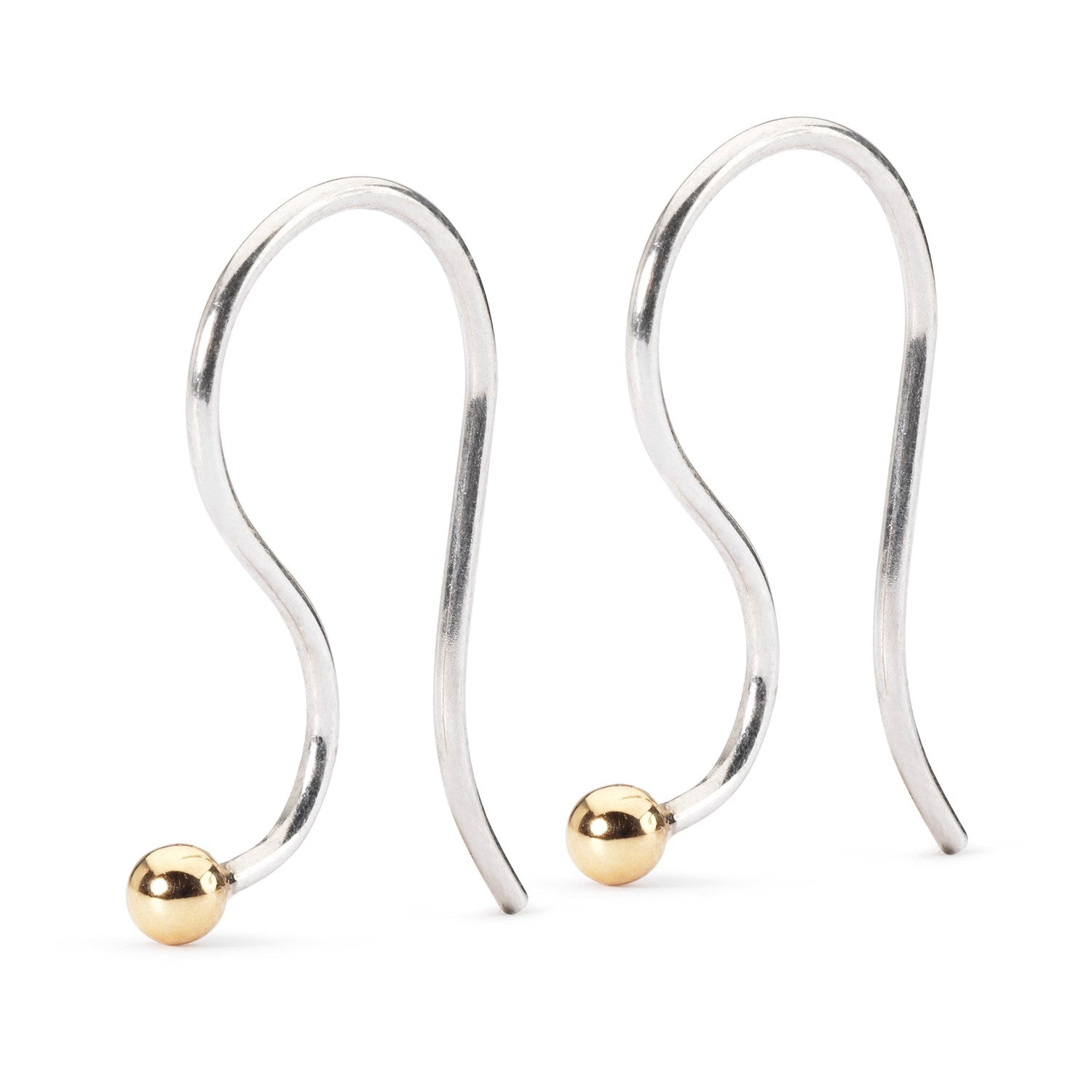 Trollbeads Earring Hooks - Silver/Gold