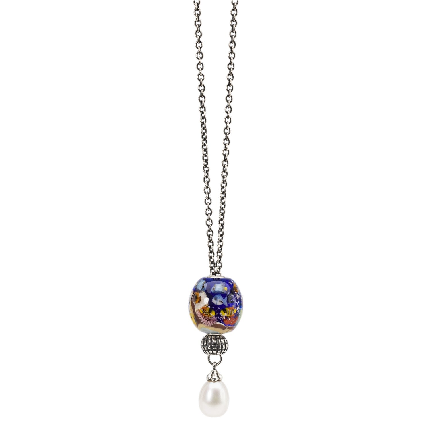 The Sugar Bead Necklace-Ocean Blue