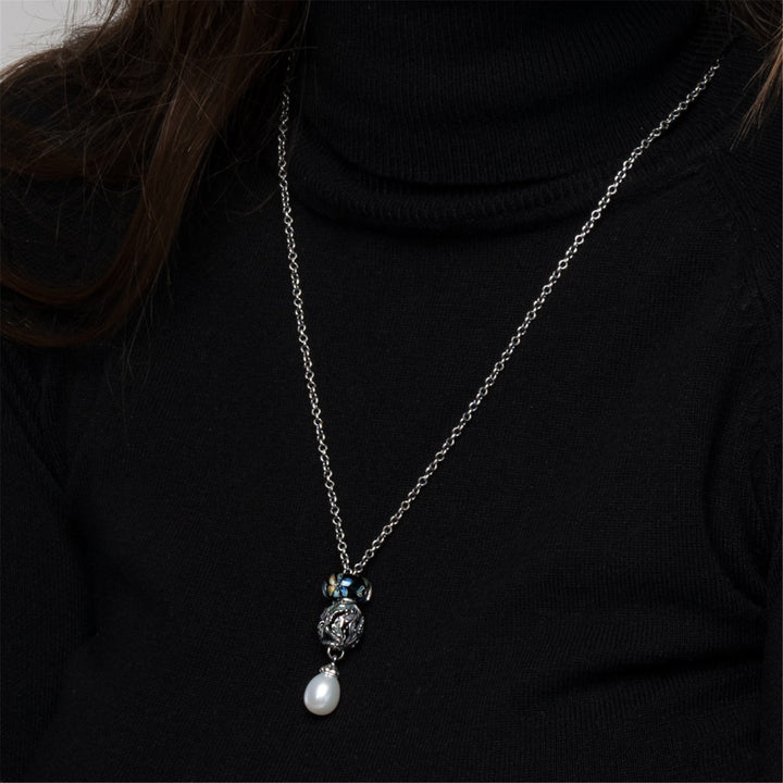 Fantasy Necklace With White Pearl – Trollbeads