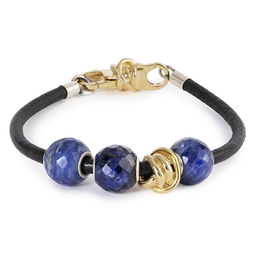 Round Blue Sodalite Facet – Trollbeads