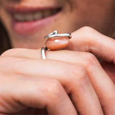 Feldspar Moonstone Elegant Fantasy Ring TAGBO-01695