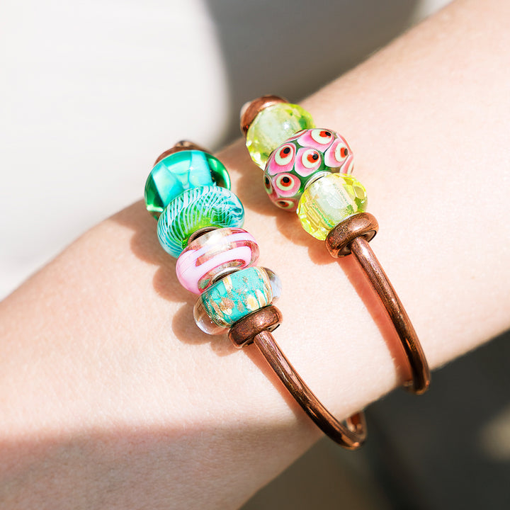 Lime Prism Bead – Trollbeads - Main Image