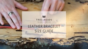 Leather Bracelet Beige/Silver