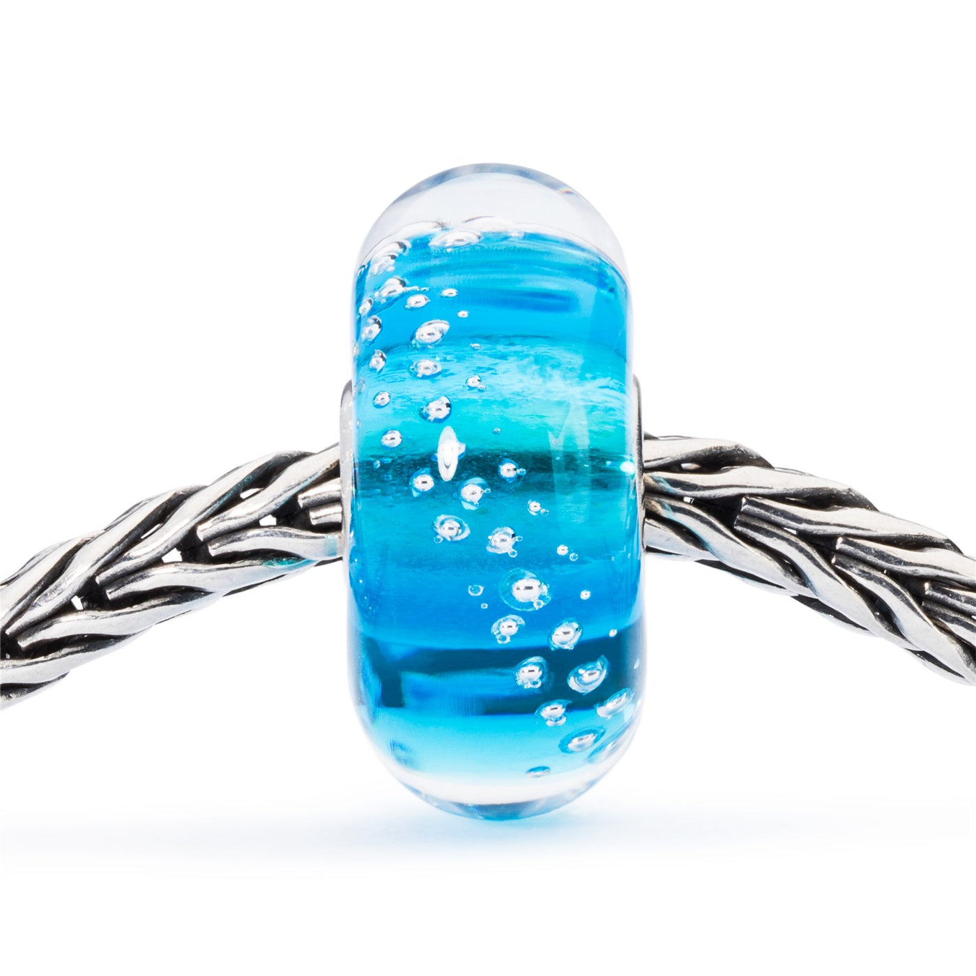 Silver Trace, Turquoise Bead