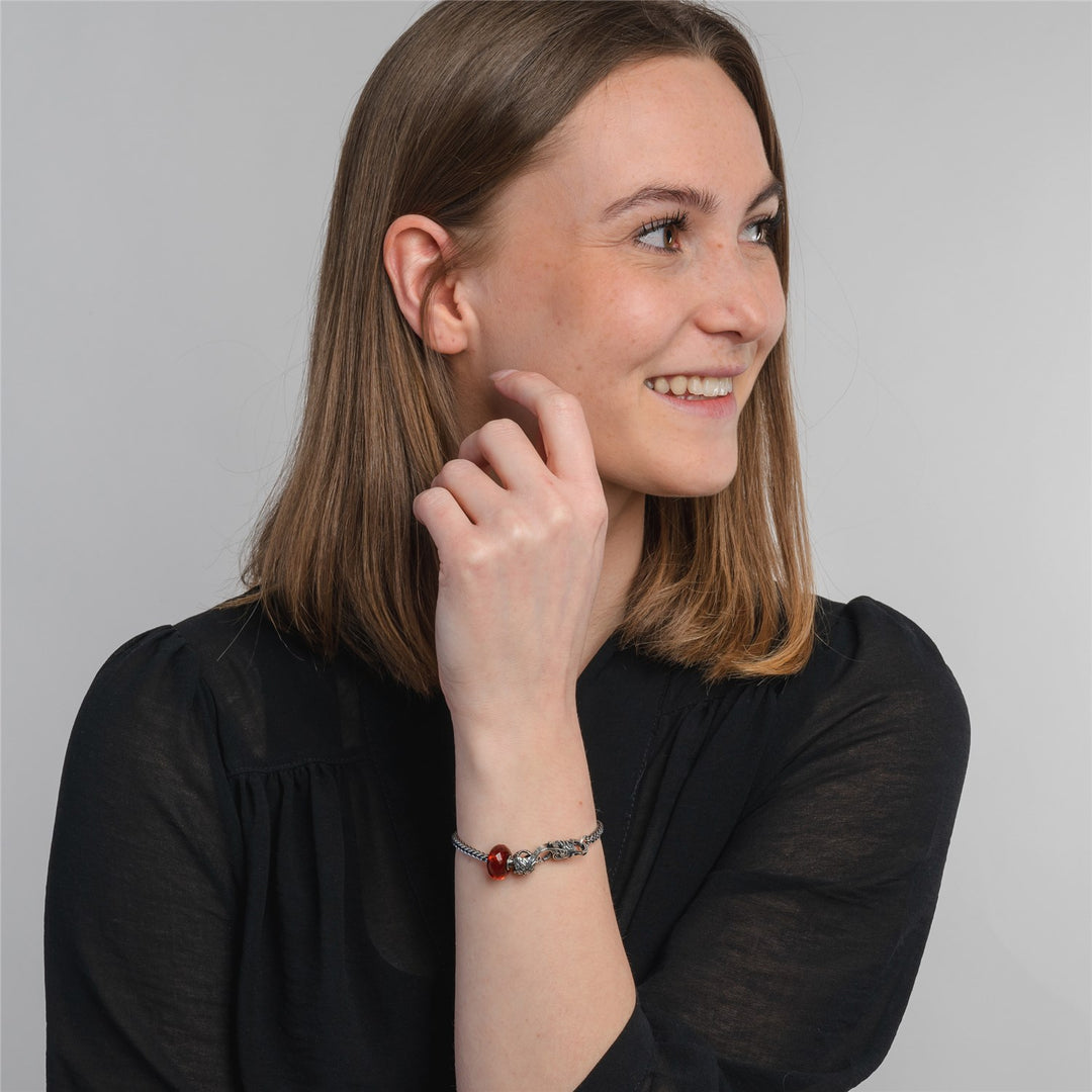 【お値下げ中】　trollbeads タッセル　レッド　イエロー系 Poinsettia Wish Bracelet – Trollbeads