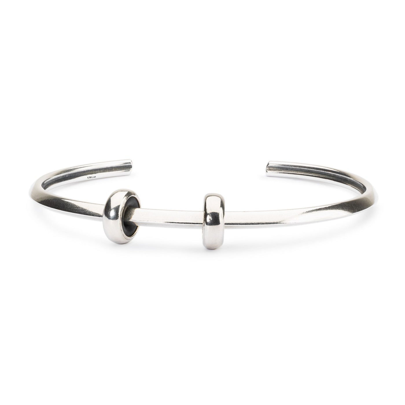 Heart Bangle with 2 x Silver Spacers