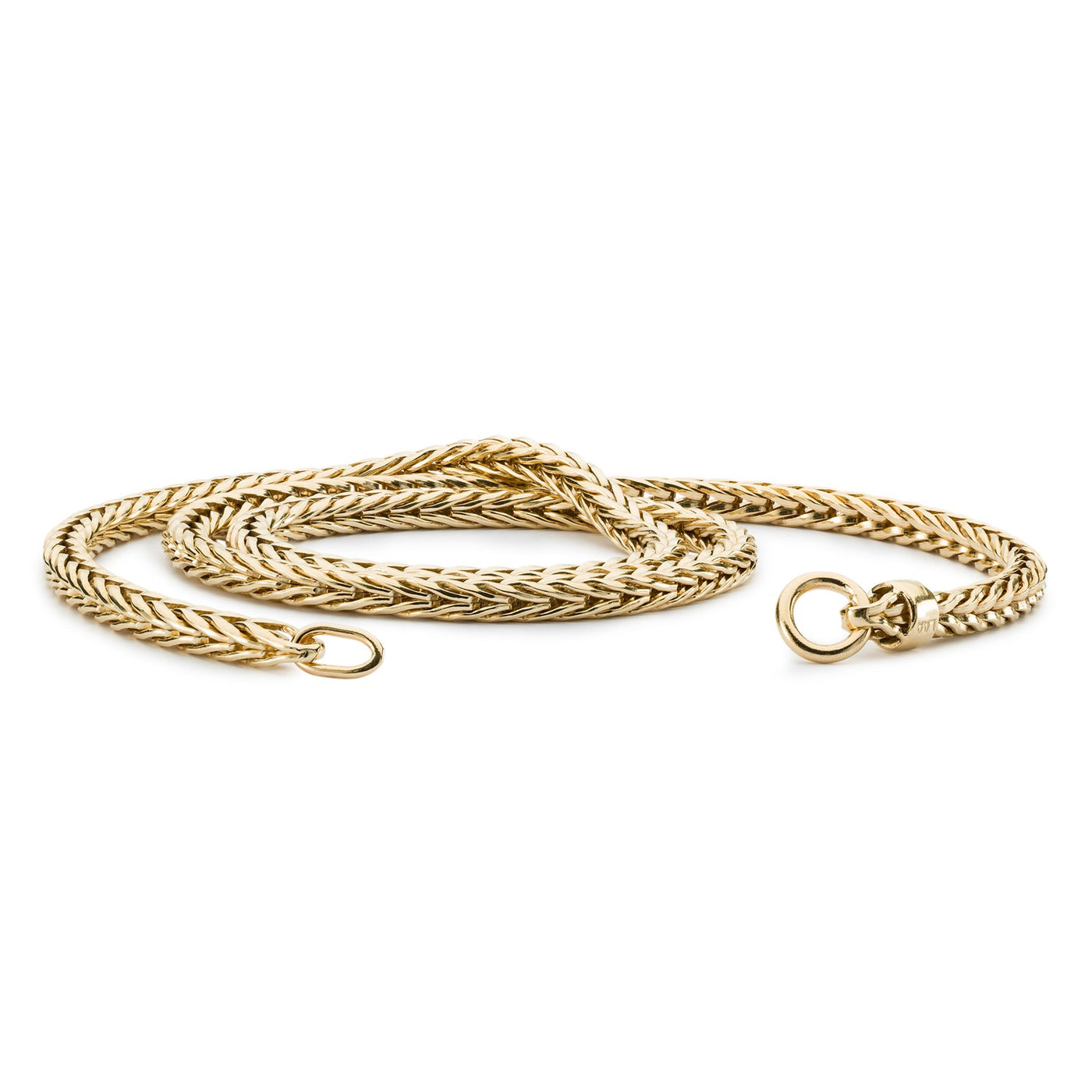 14K Gold Necklace, featuring a luxurious chain made of 14 karat gold, perfect for adding a touch of sophistication and luxury to your jewelry collection. The clasp is not included.