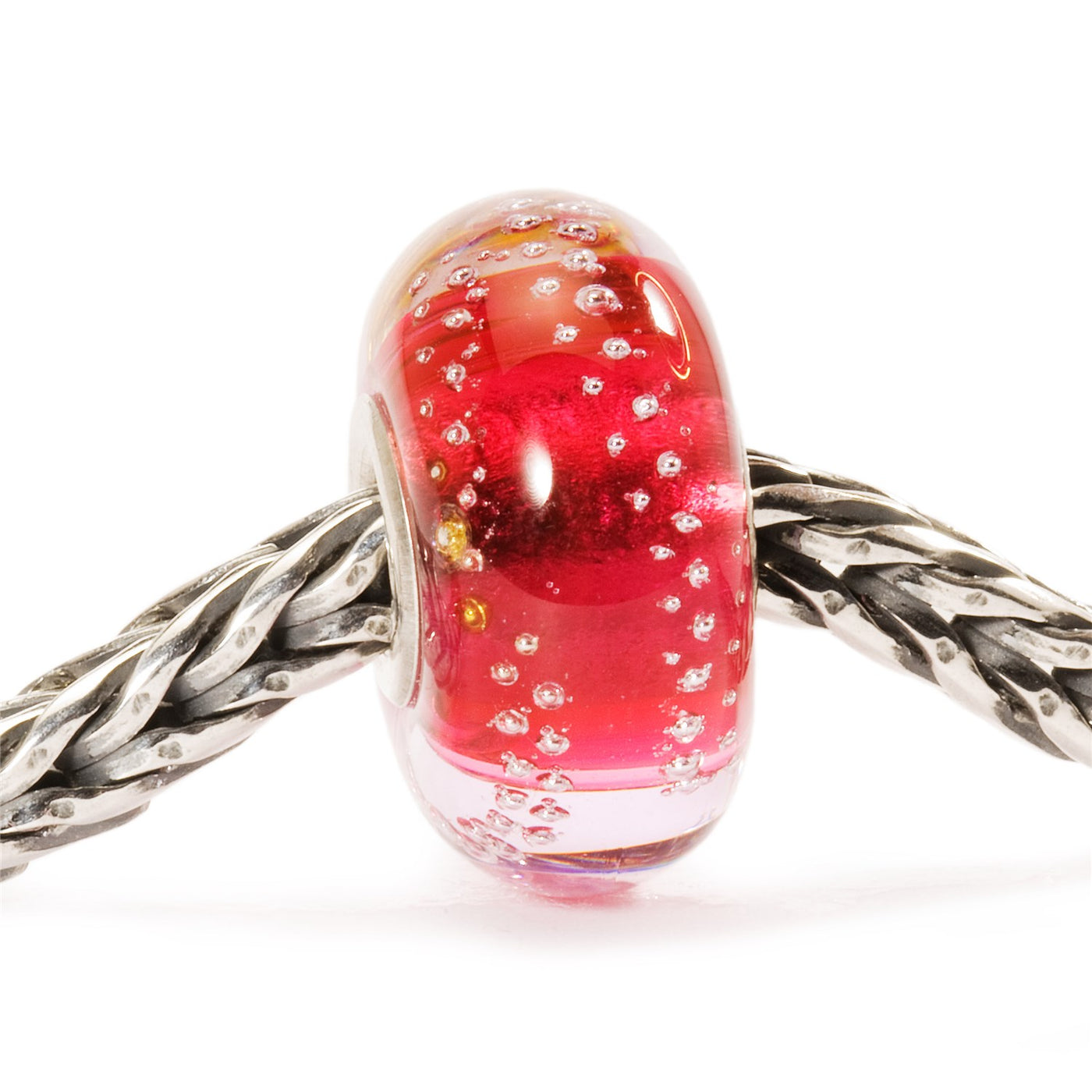 Silver Trace, Pink Bead
