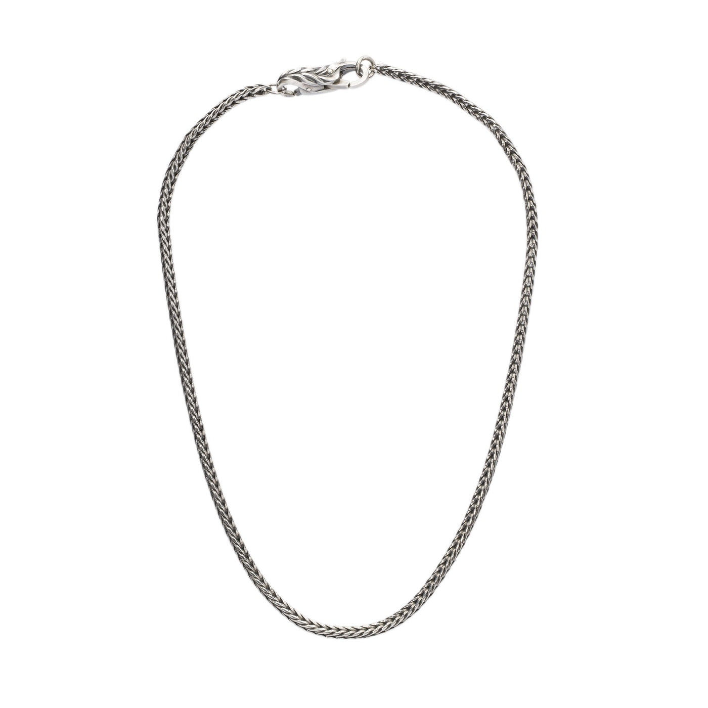 Classic sterling silver necklace, providing a versatile and timeless base for your Trollbeads pendant and beads.