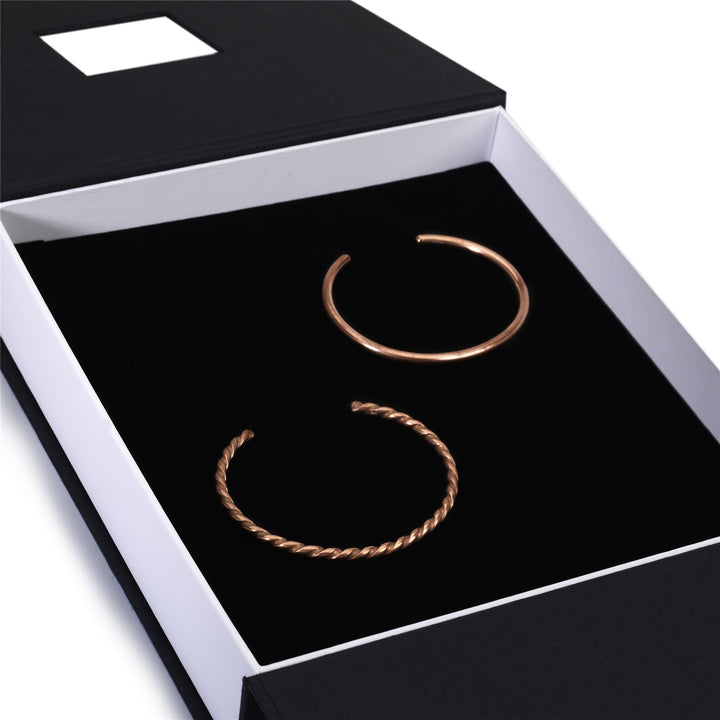 Exclusive Copper Bangle Set – Trollbeads