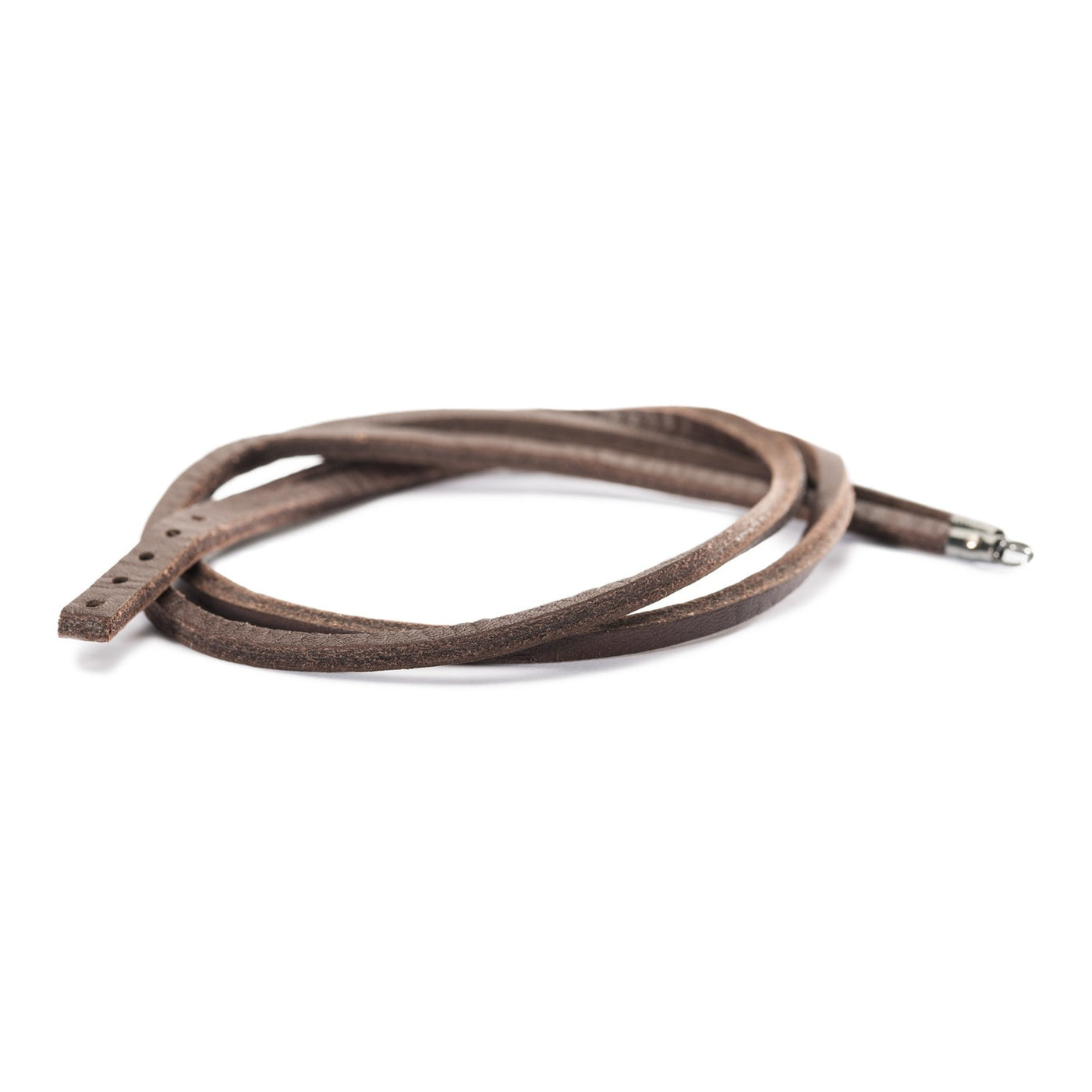 Leather Bracelet Brown/Silver