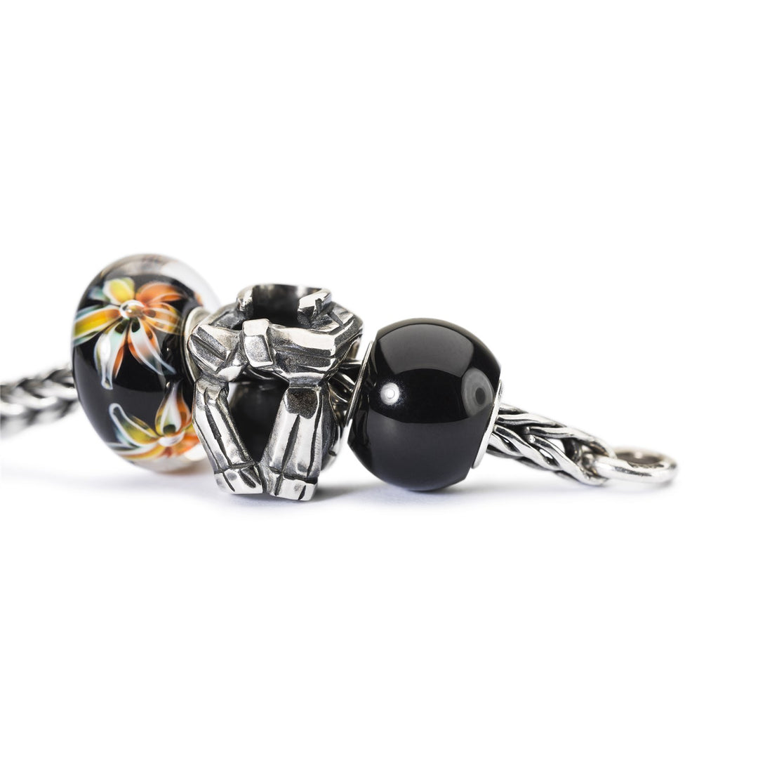 Round Black Onyx Bead – Trollbeads