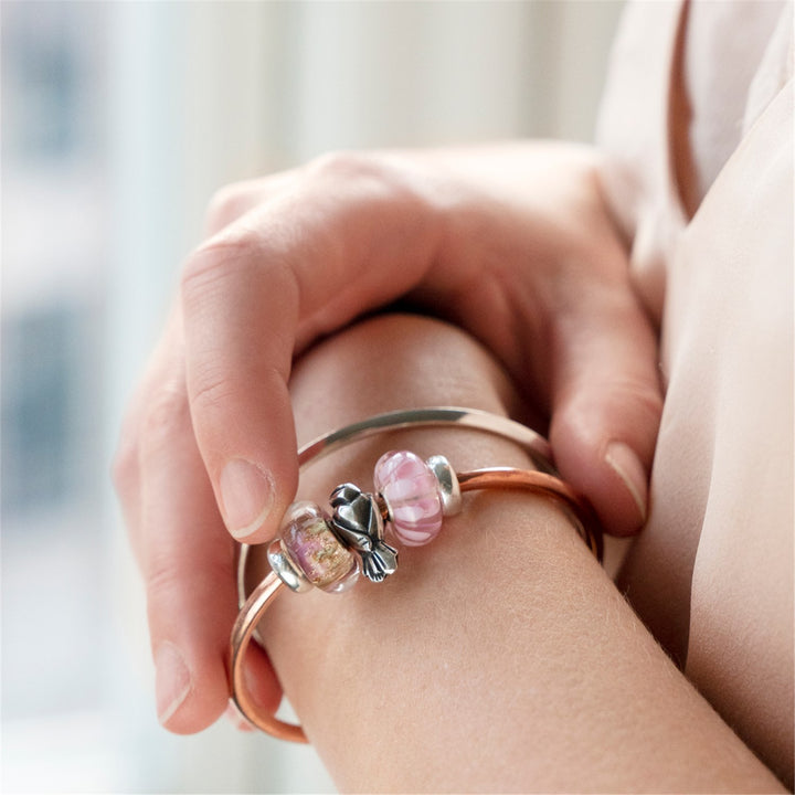 Trollbeads コッパーバングル ガラスビーズ付き Copper Bangle – Trollbeads