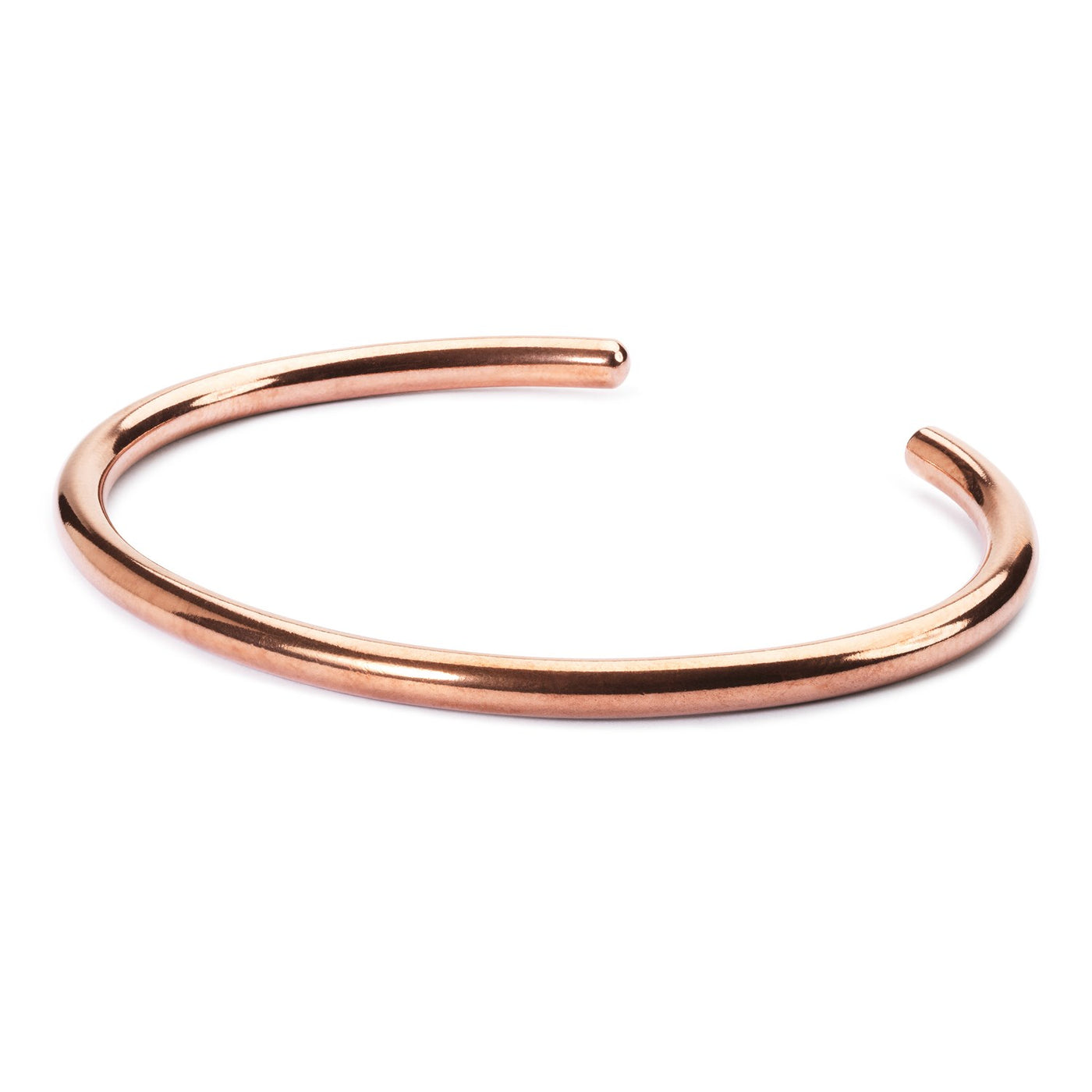 Copper bangle, providing a simple and classic base for your Trollbeads bracelet.