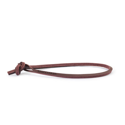 Amethyst Single Leather Bracelet