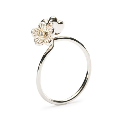 Elderflower Ring with Gold