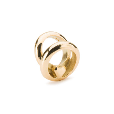 Love Rings, Gold Bead