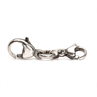 Silver 'Basic Clasp' with a simple design, used to securely fasten a bracelet or necklace.