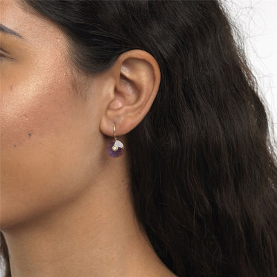 Amethyst Earring Pendants