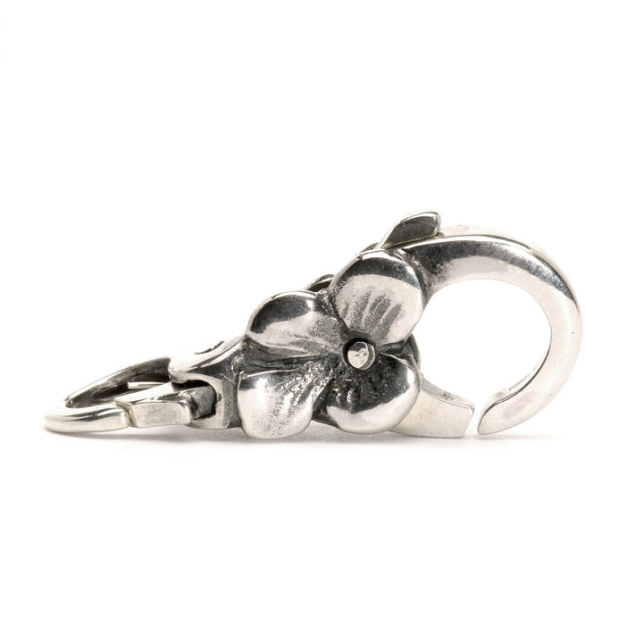 Sterling Silver Bracelet with Flower Clasp – Trollbeads